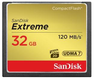 SanDisk Extreme CF 32GB 120MB/s