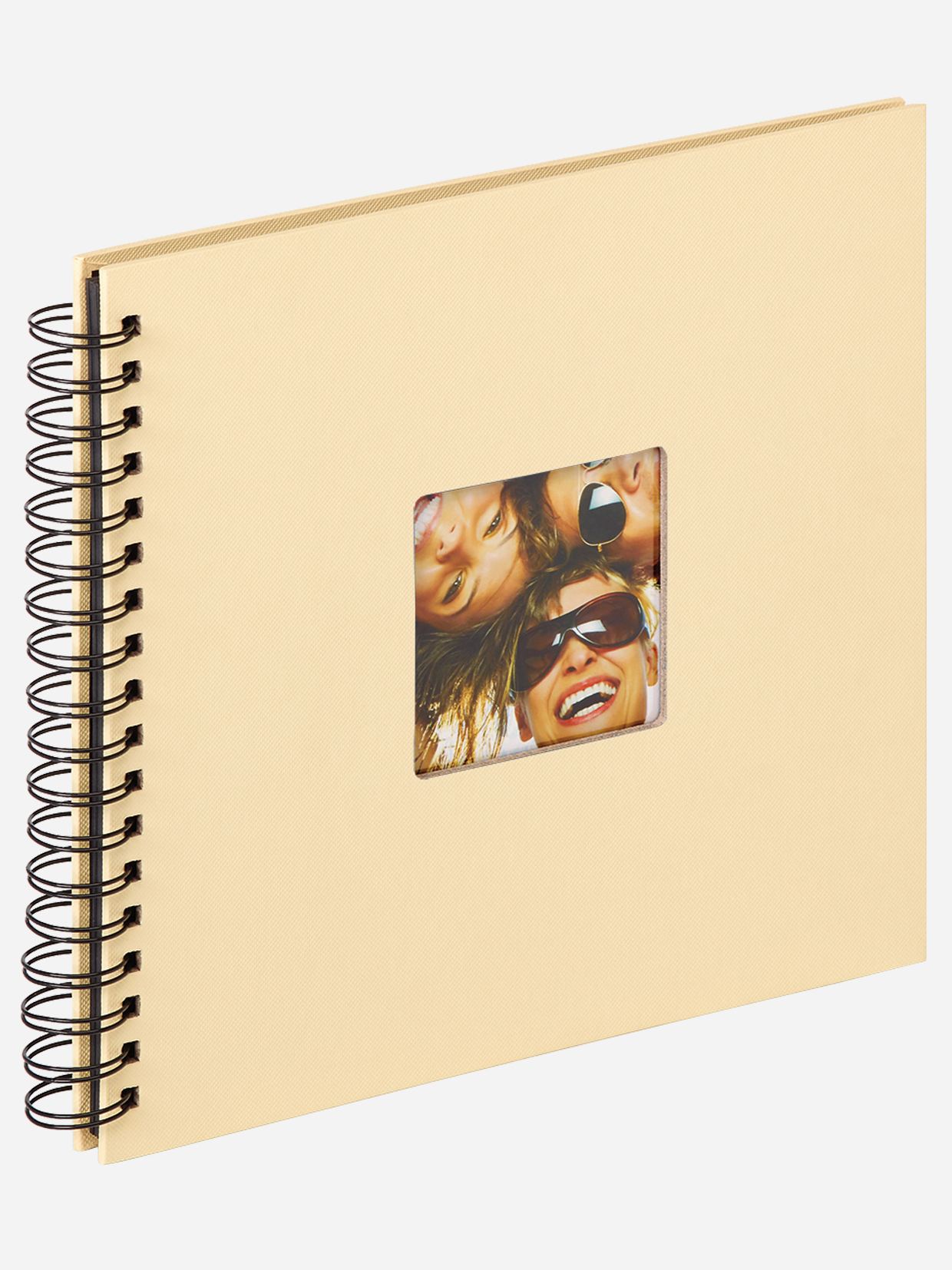 Walther SA-108H Spiral album Fun cream 26x25 cm 40 black pages