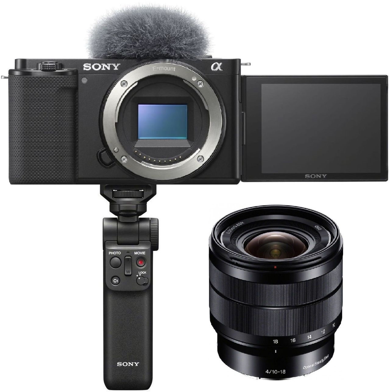 Technical Specs  Sony Alpha ZV-E10 + SEL 10-18mm f4.0 OSS + GP-VPT2BT Handle