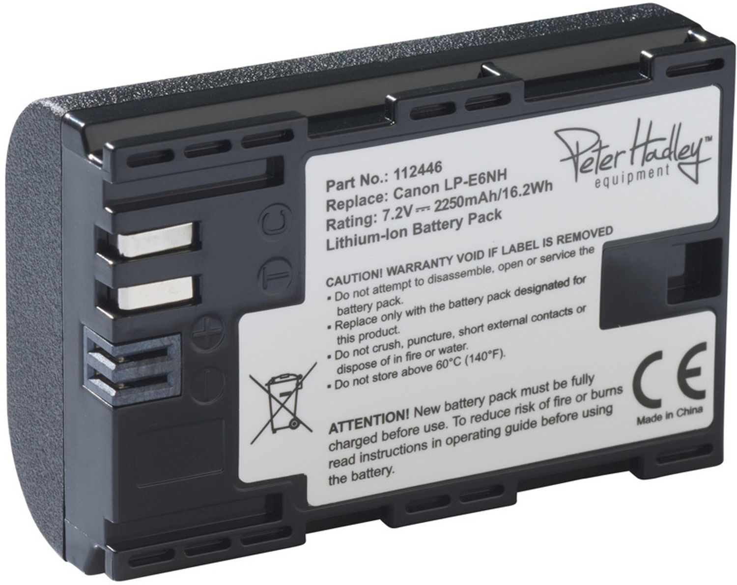 Peter Hadley LP-E6NH Battery