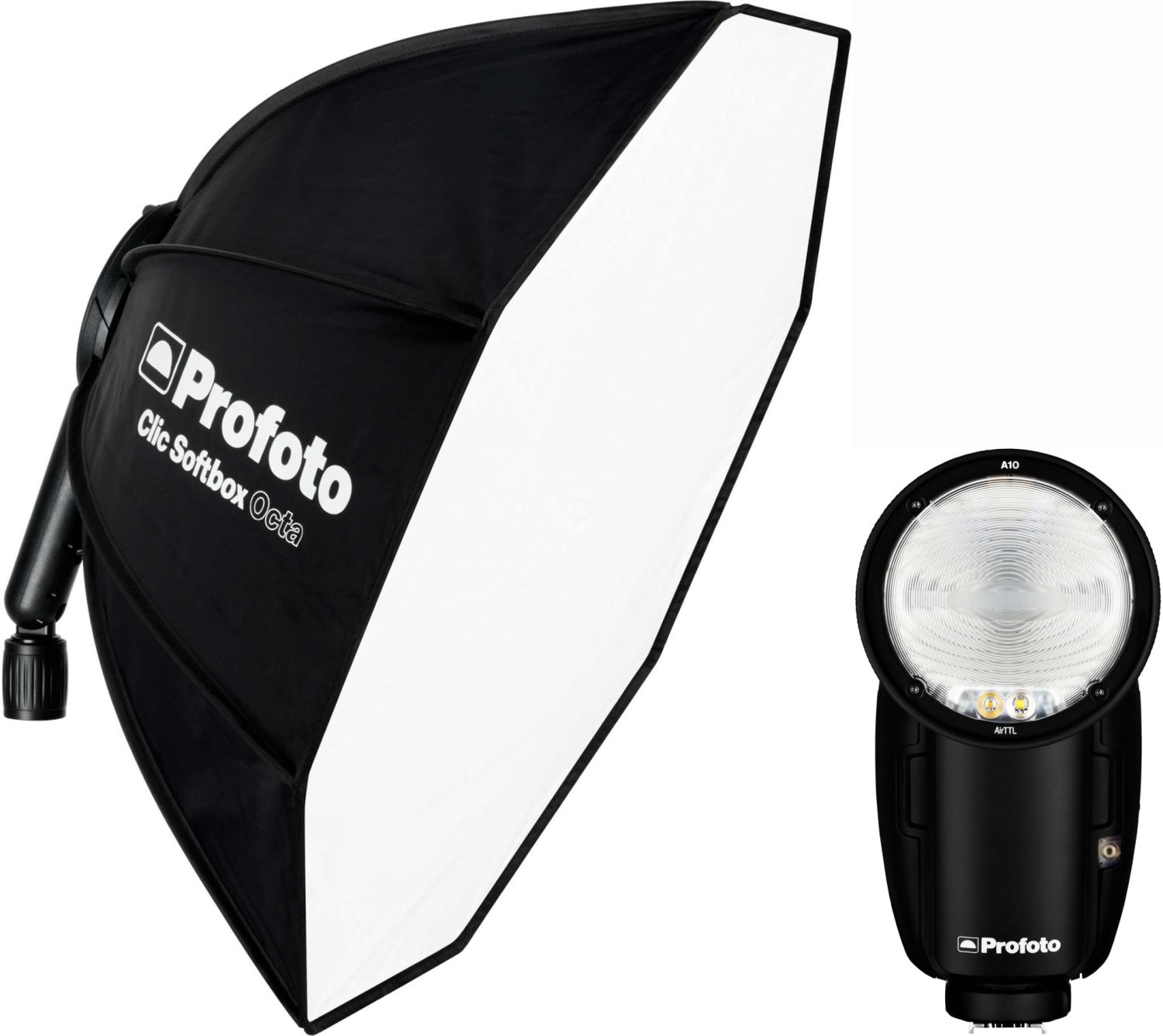 Zubehör  Profoto A10 AirTTL Sony + Profoto Clic Softbox Octa