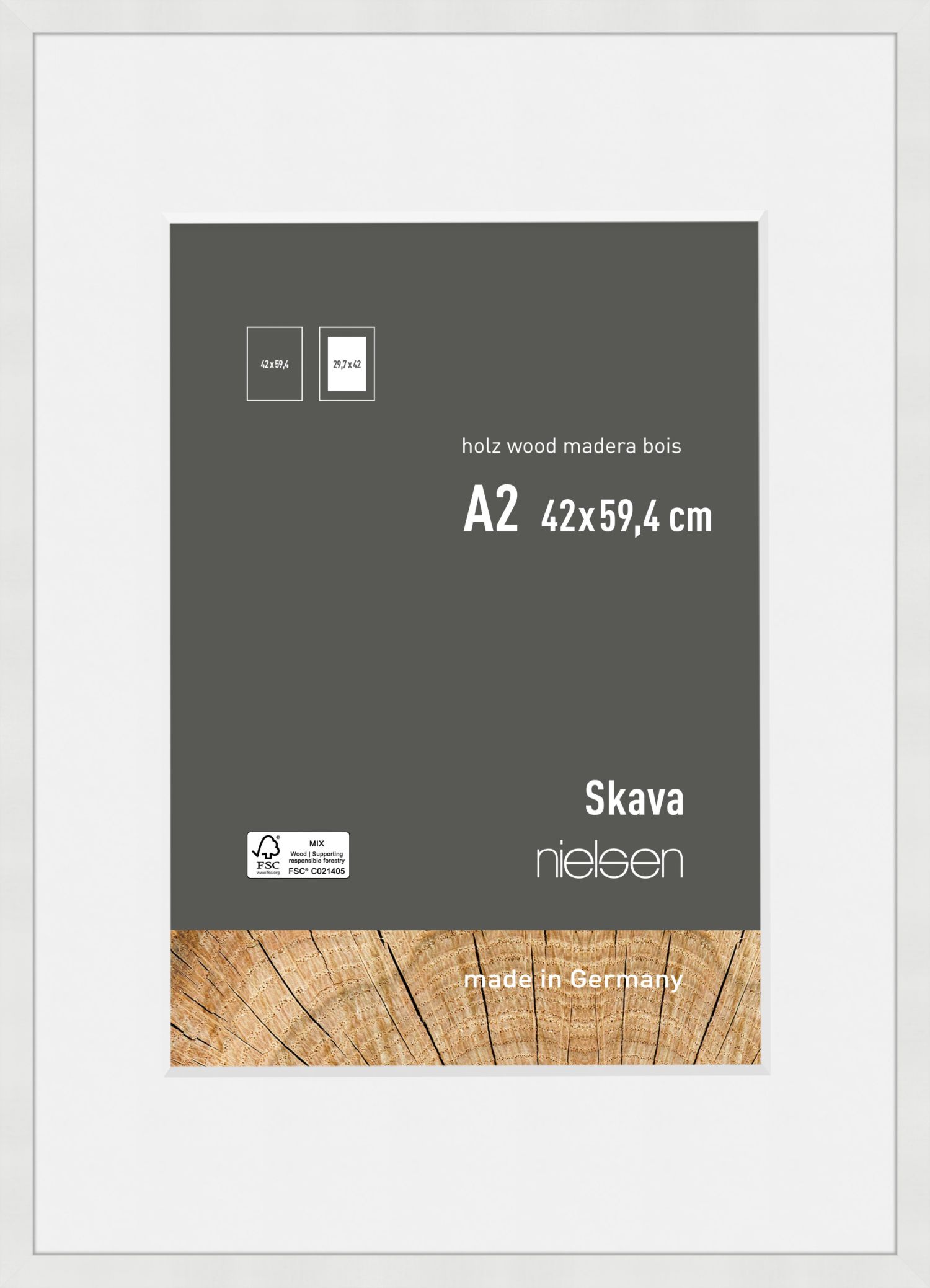 Nielsen Skava 6341101 42x59,4cm weiß