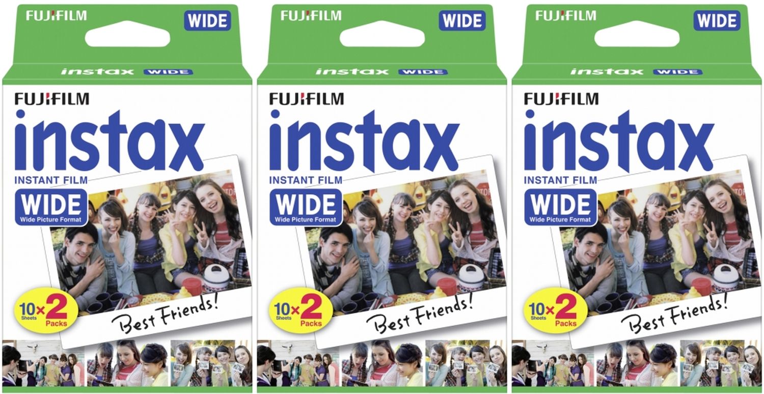 Technische Daten  Fujifilm Instax WIDE Film DP 3er Pack für 60 Bilder