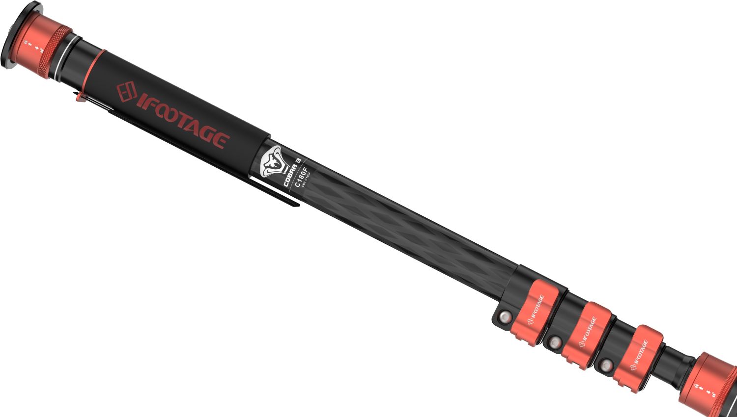 iFootage Cobra 3 Carbon fiber Flip lock Monopod