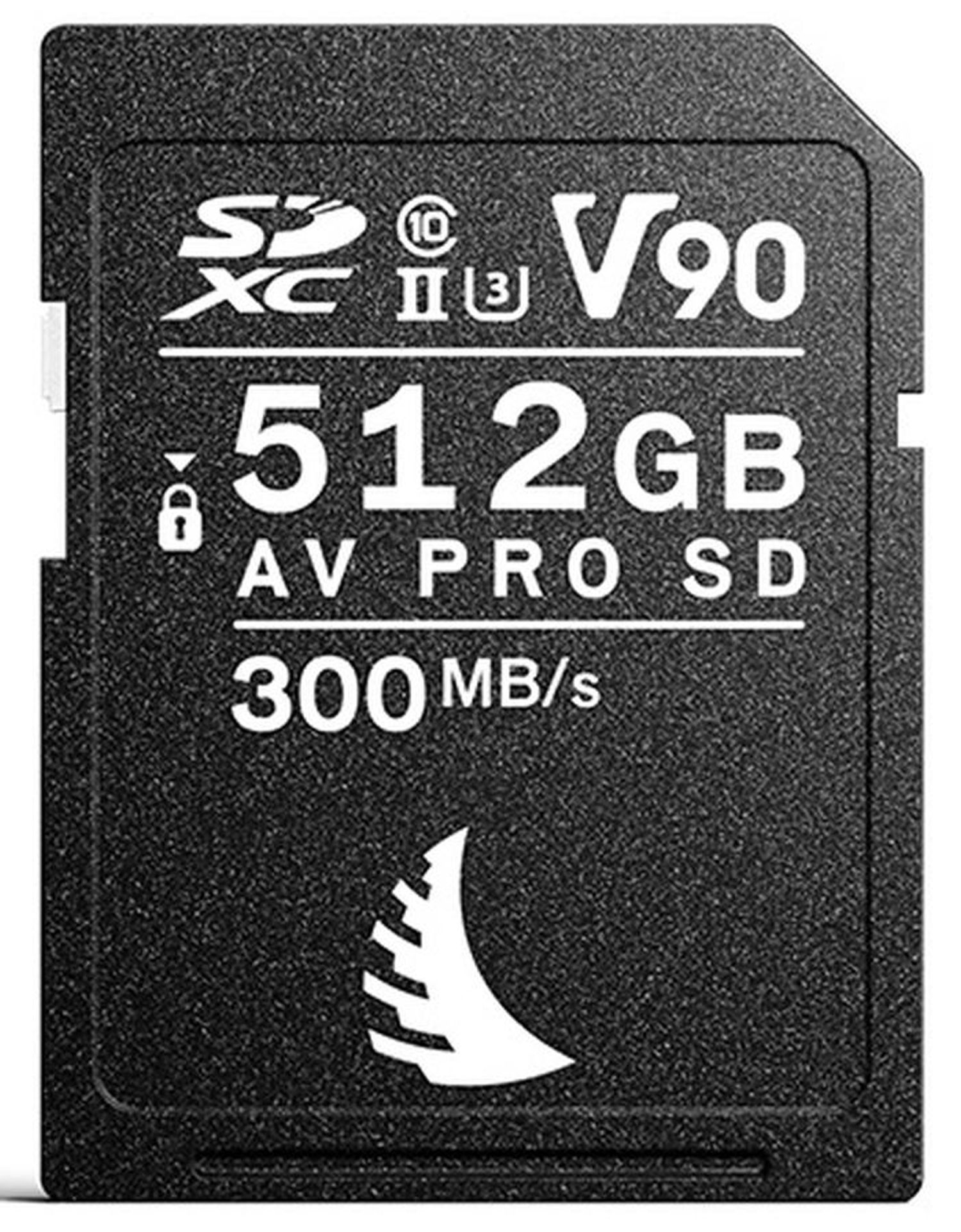 Caractéristiques techniques  Carte SD Angelbird 512GB V90 AV PRO UHS-II