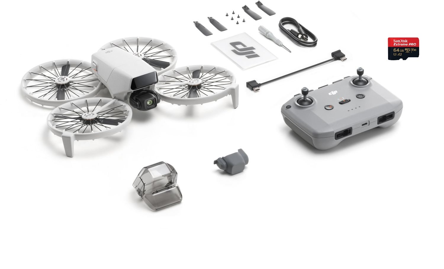 Technische Daten  DJI Flip (RC-N3) + SanDisk SDXC Extreme Pro 64GB