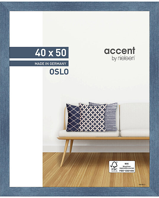 Nielsen Holzrahmen 299296 Oslo 40x50cm blau
