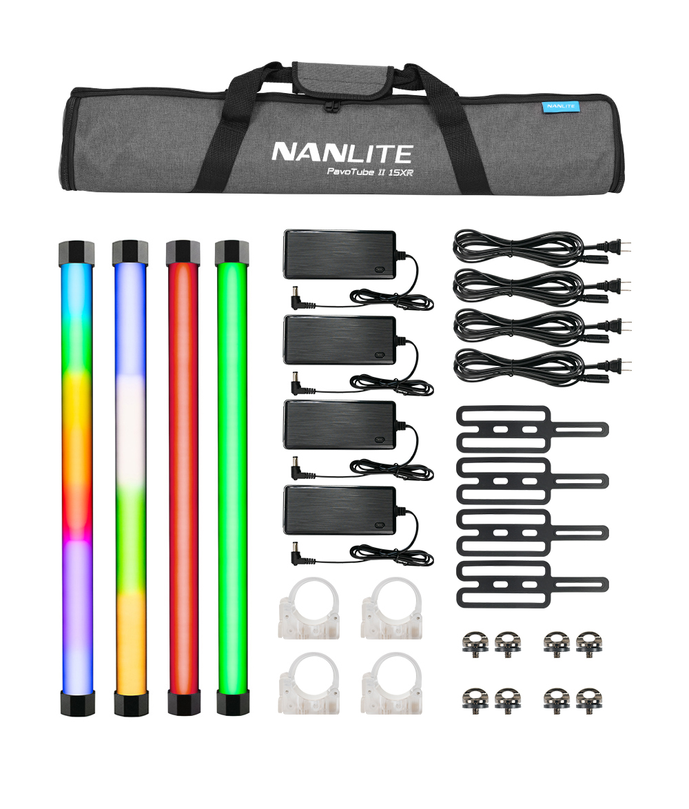 NANLITE PavoTube II 15XR 4er Kit