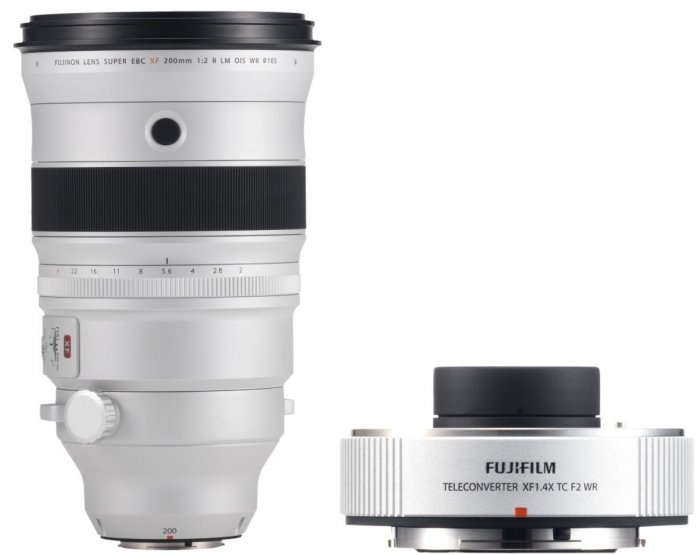 Accessoires  Fujifilm XF200mm F2 R LM OIS WR + Fujinon XF1,4X TC F2 WR