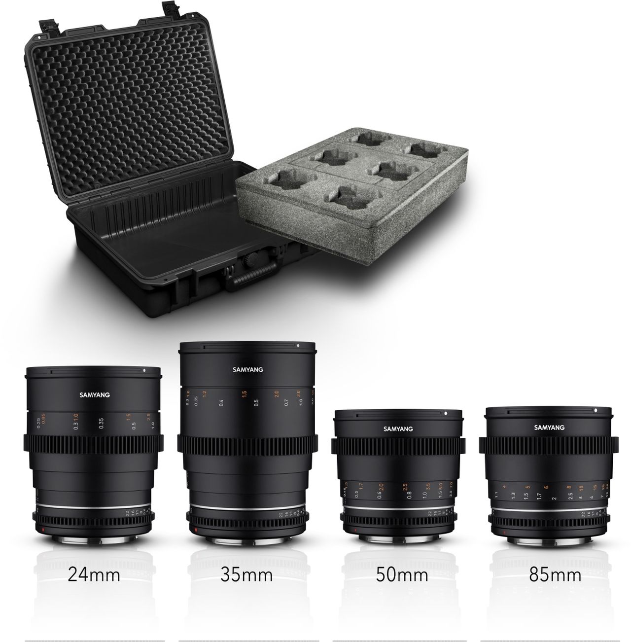 Accessories Z-Cam E2C + Samyang MF 24/35/50/85 MK2 VDSLR