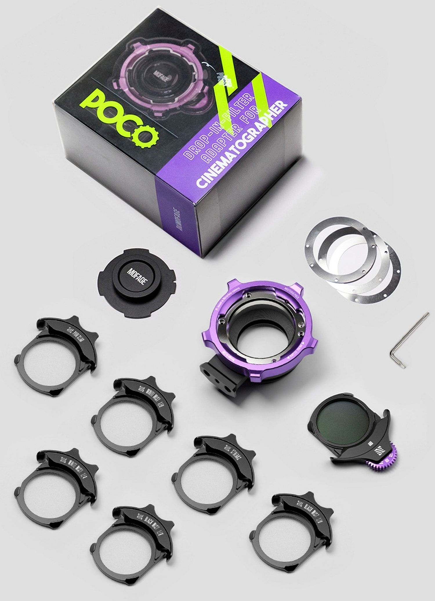 MOFAGE POCO Drop-In Filter Adapter Advanced Kit E-mount - Foto Erhardt