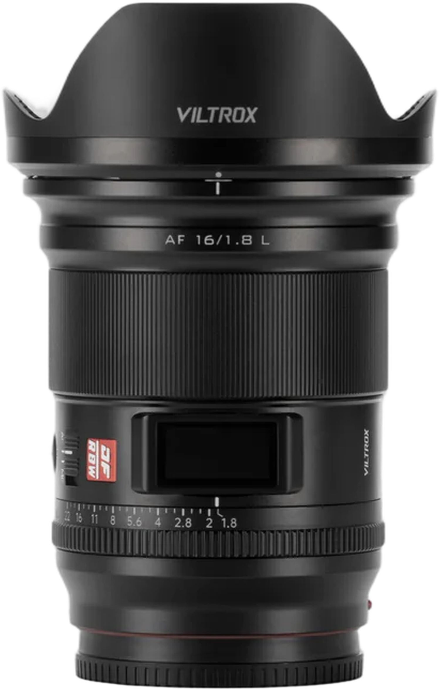 Obiettivo VILTROX AF 16mm F1.8 Per L-Mount Full Frame – Grandangolare, Autofocus STM, 15 Elementi, Filtri 77mm
