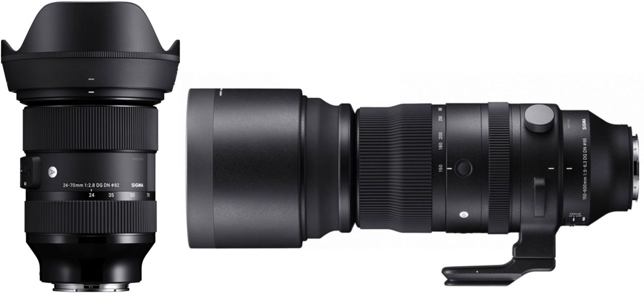 Sigma 24-70mm f2.8 DG DN (A) + Sigma 150-600mm f5-6.3 DG [S] E-mount