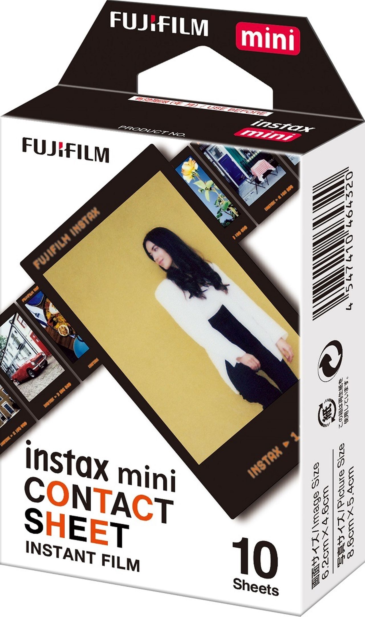 Fujifilm Instax Mini Film Contact Sheet Color