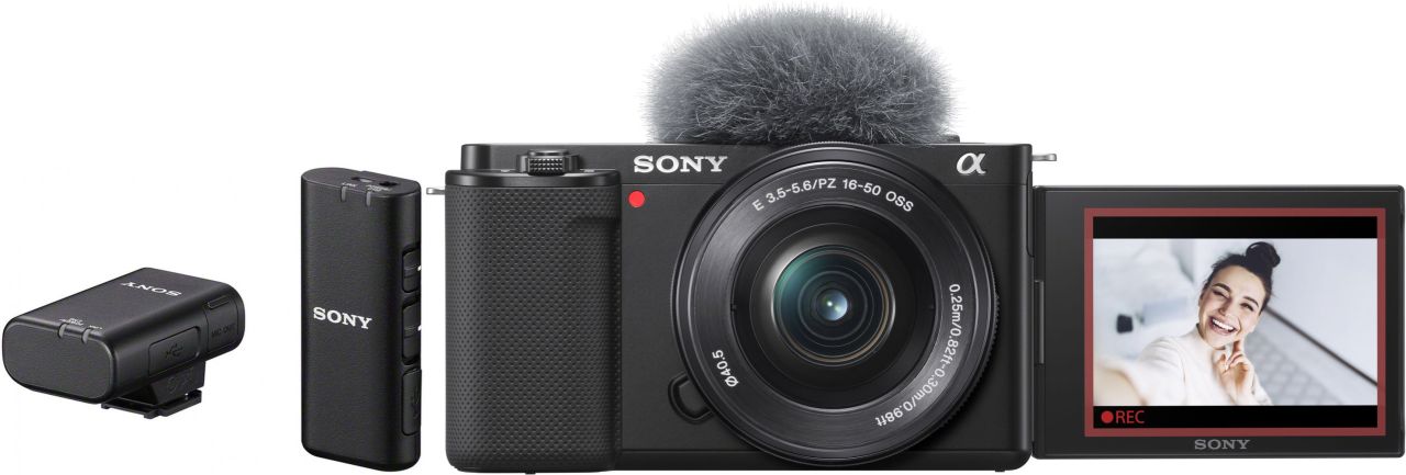 Sony Alpha ZV-E10 + 16-50mm + ECM-W2BT Microphone