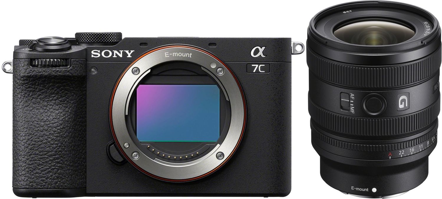 Accessoires  Sony Alpha ILCE-7C II noir + FE 16-25mm f2,8 G