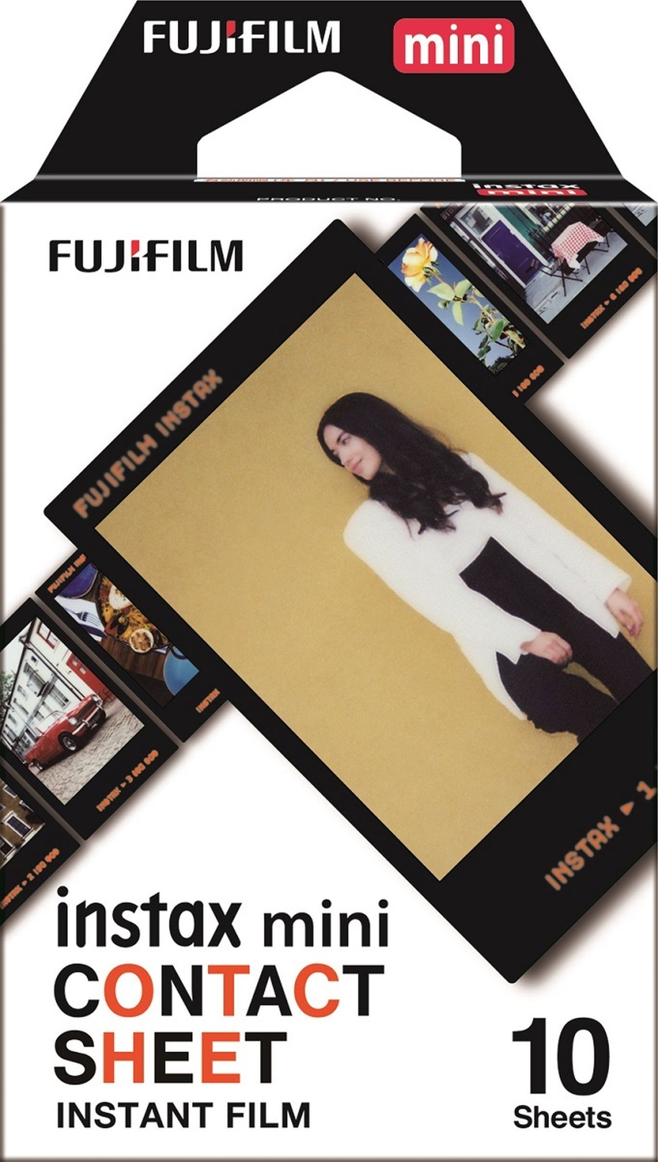Fujifilm Instax Mini Film Contact Sheet Color