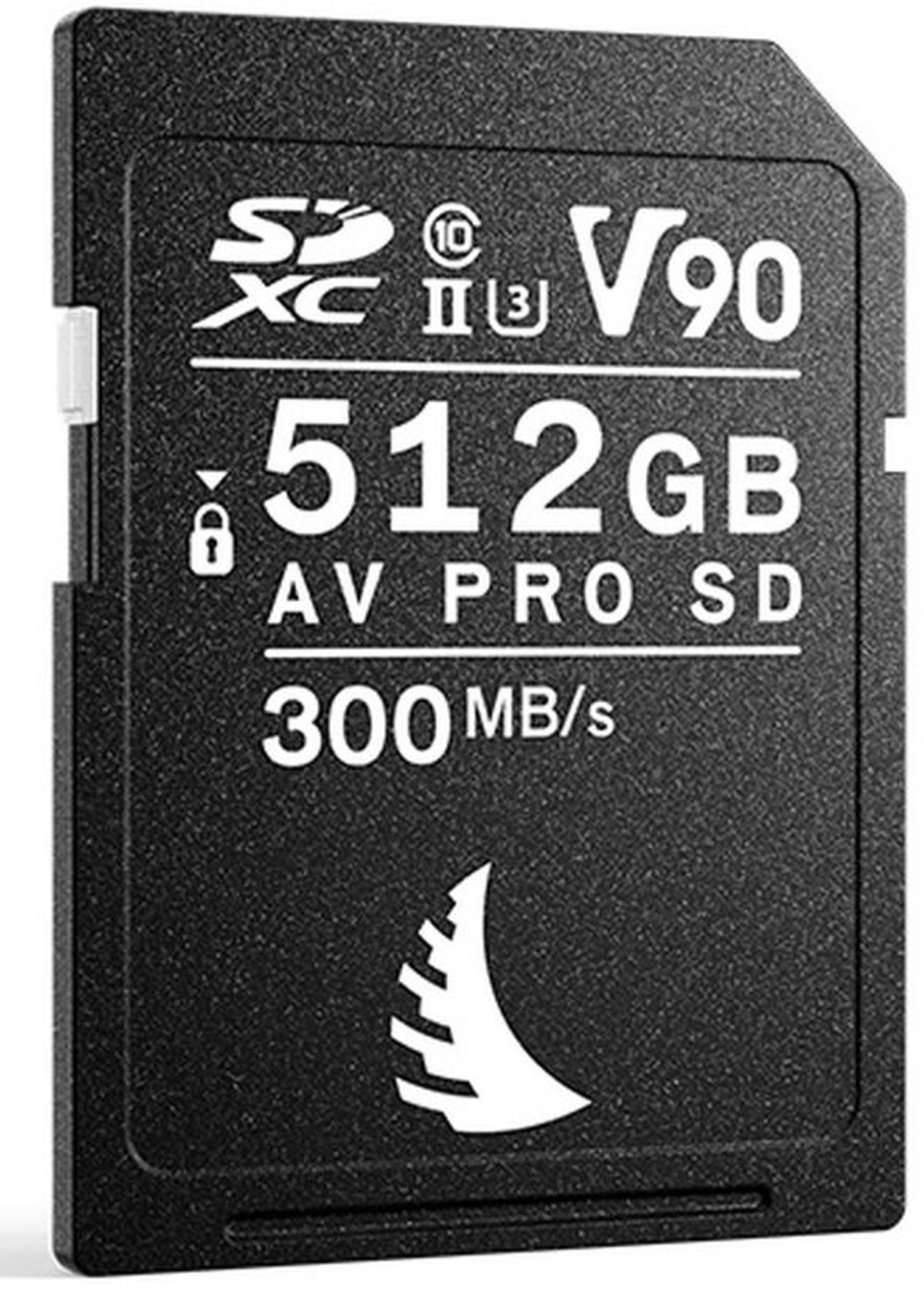 Caractéristiques techniques  Carte SD Angelbird 512GB V90 AV PRO UHS-II