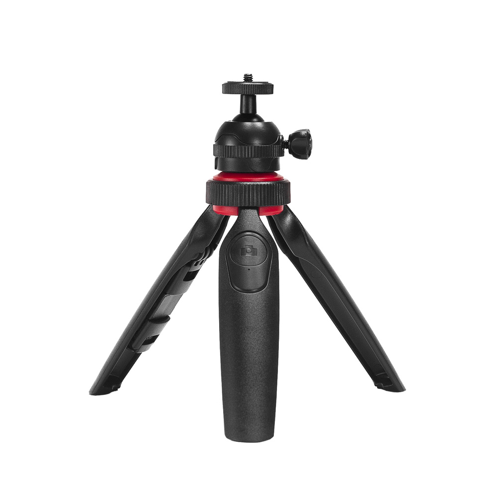 Caruba Orbit20 mini tripod with gopro/cellphone holder and bluetooth house trigger