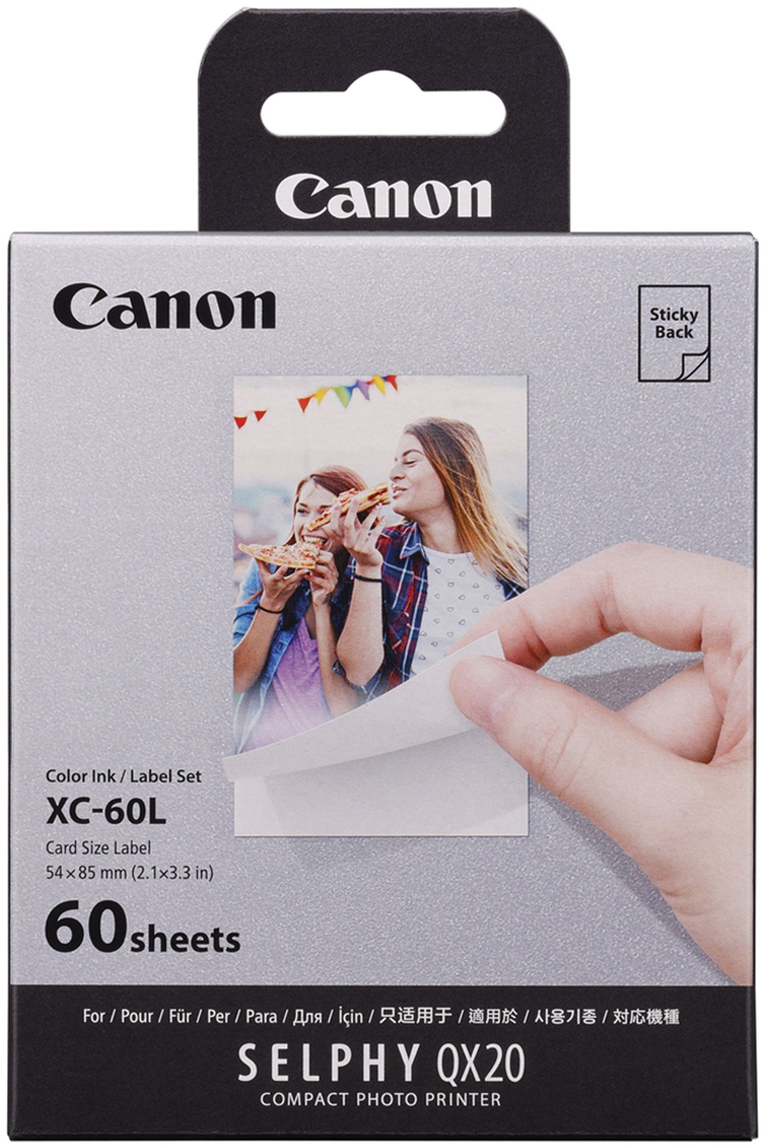 Canon XC-60L Sticker/Ink Set 60 Blatt 54x85mm Kreditkartenformat