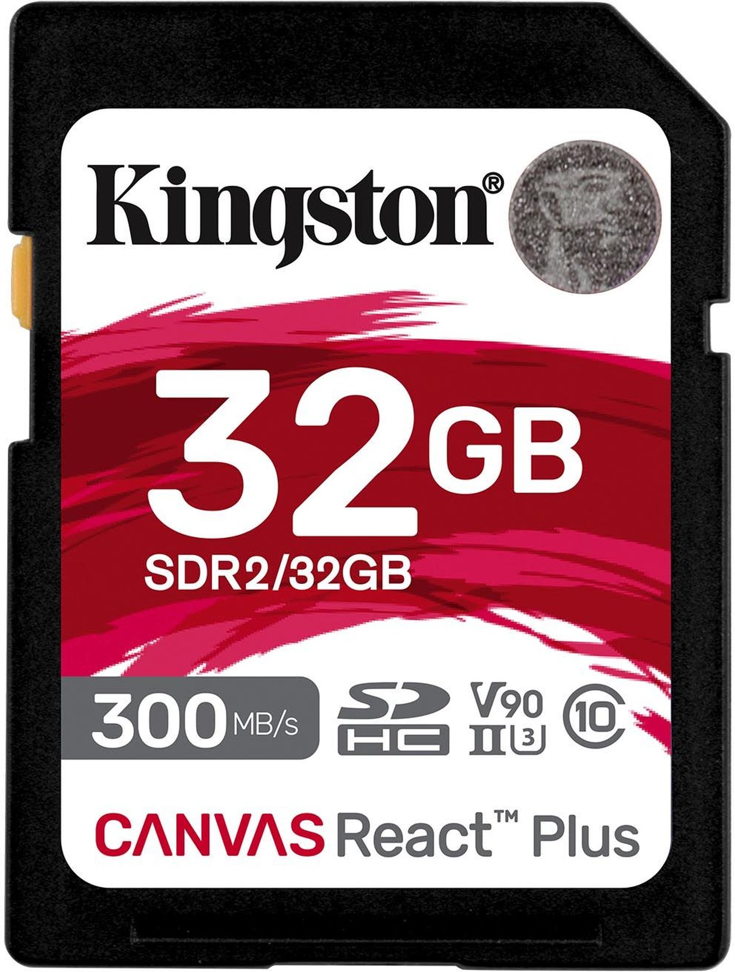 Kingston SDHC Canvas React Plus 32GB 300MB/s V90 UHS II