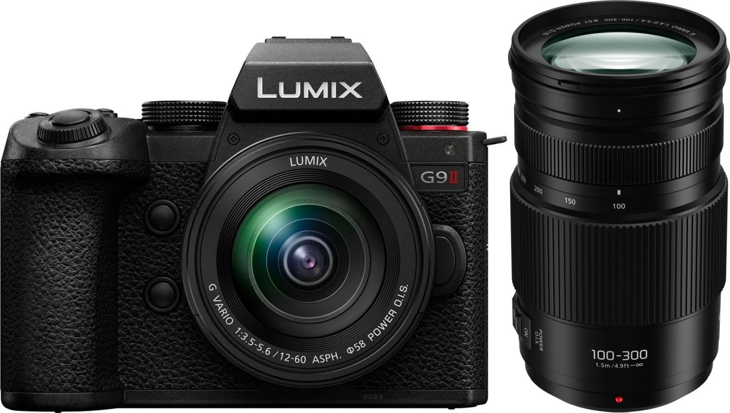 Panasonic Lumix G9 II +12-60mm + Lumix G Vario 100-300mm f4.0-5.6 II