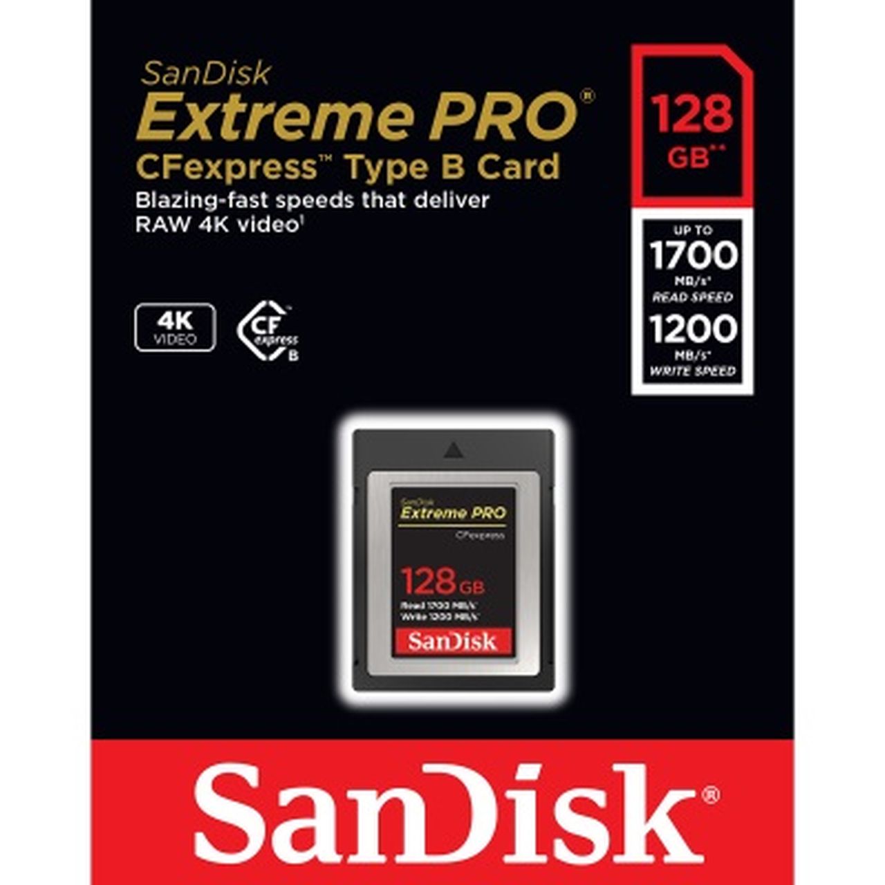 SanDisk Extreme PRO CFexpress Card 128GB - Foto Erhardt