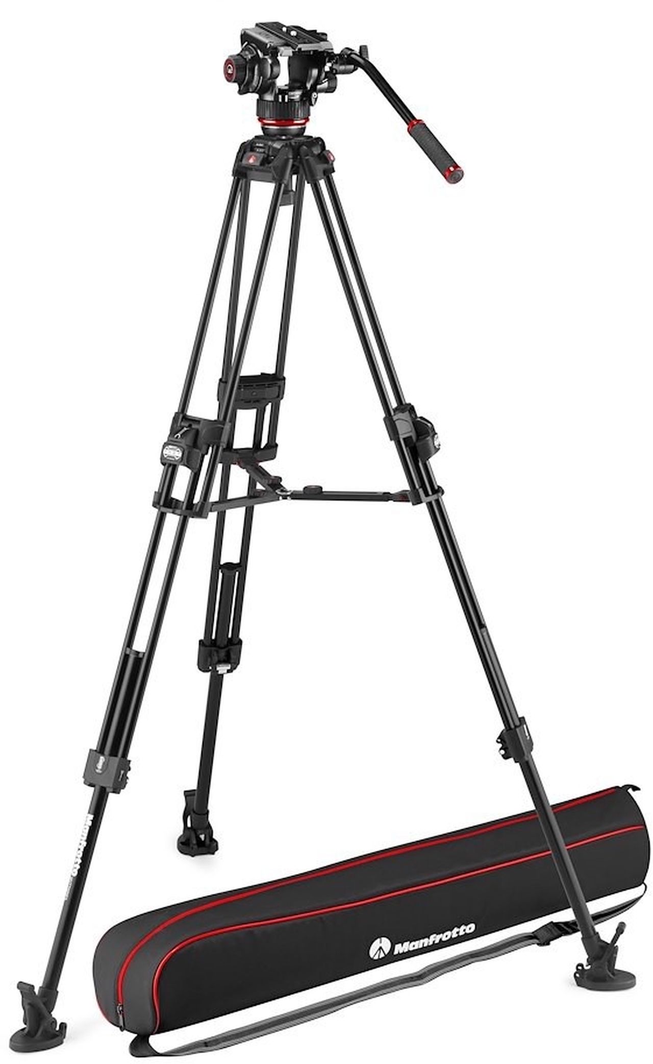 Manfrotto MVK504XTWINFA Fast Twin Alu 645 Tripod with Video Head 504X