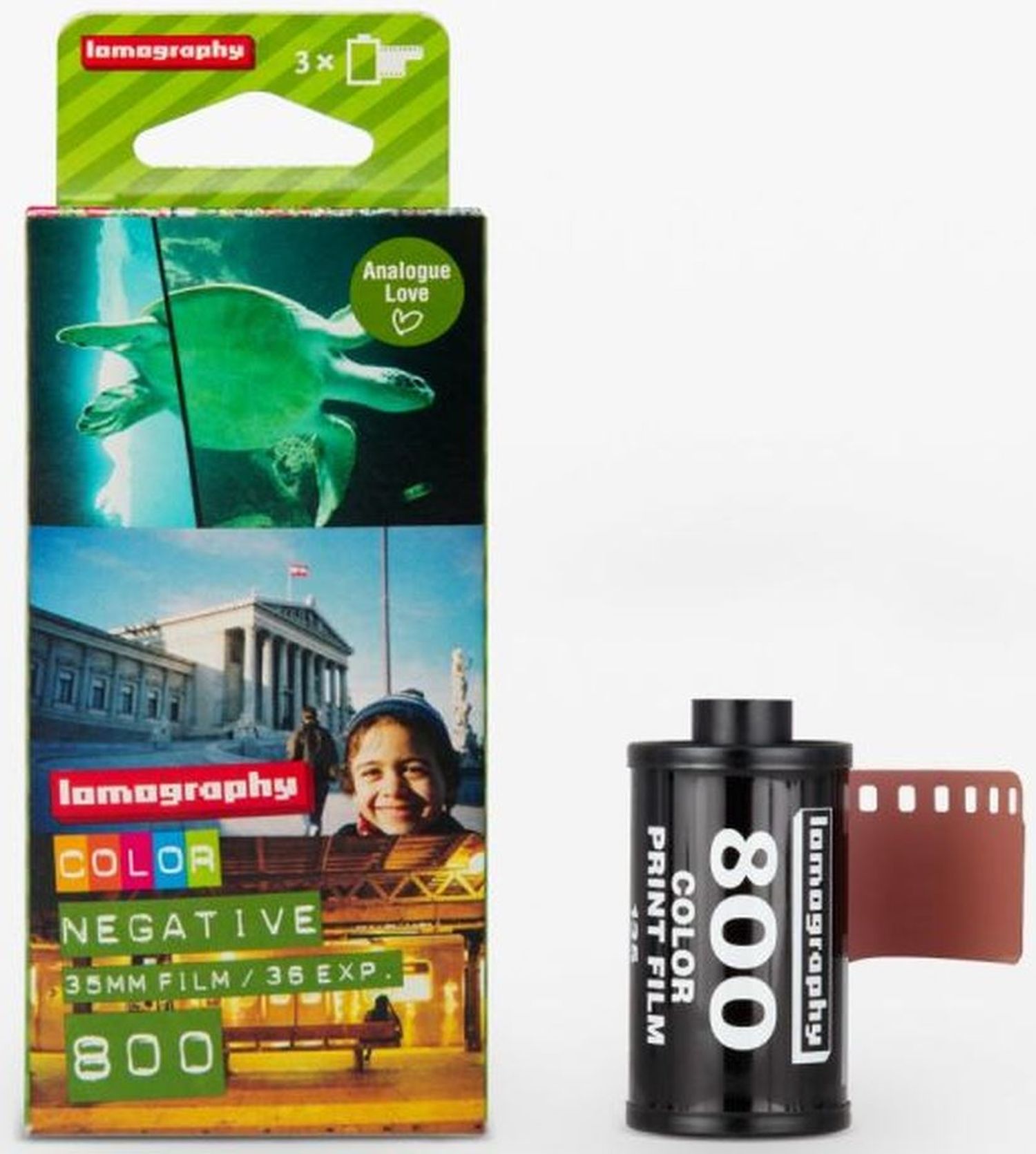 Lomography Color Negative 35mm ISO 800 3er Pack