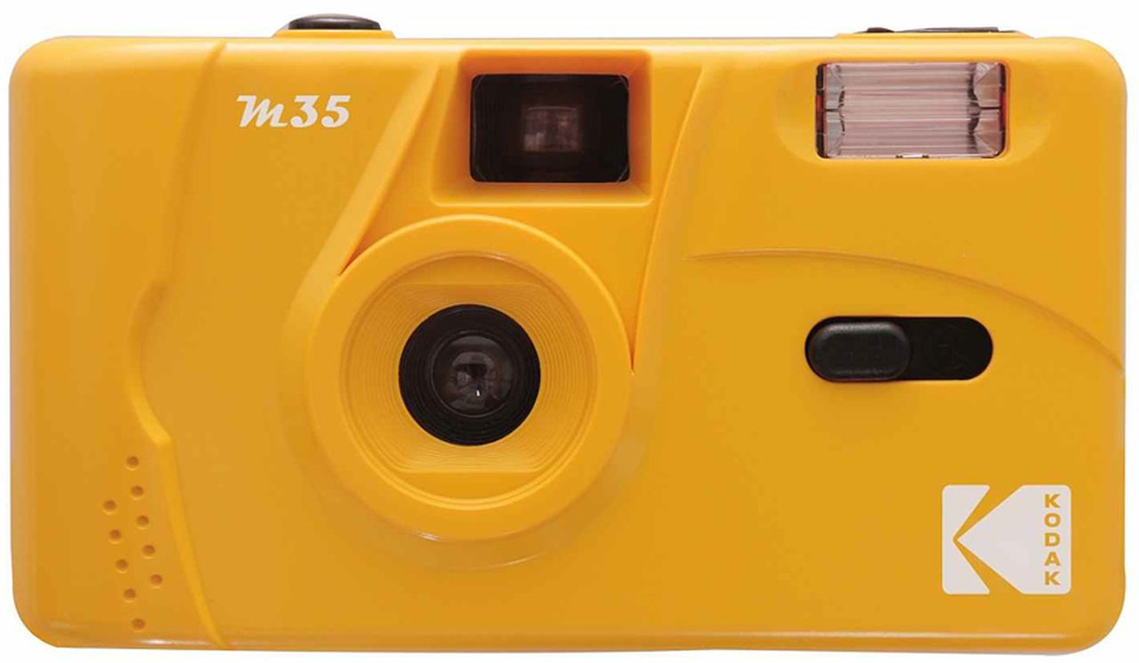 Kodak M35 camera yellow