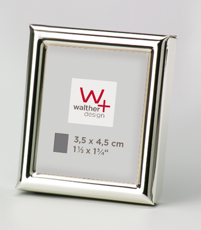 Walther WD354S Chloe 3 portrait frame 3.5 x 4.5 silver