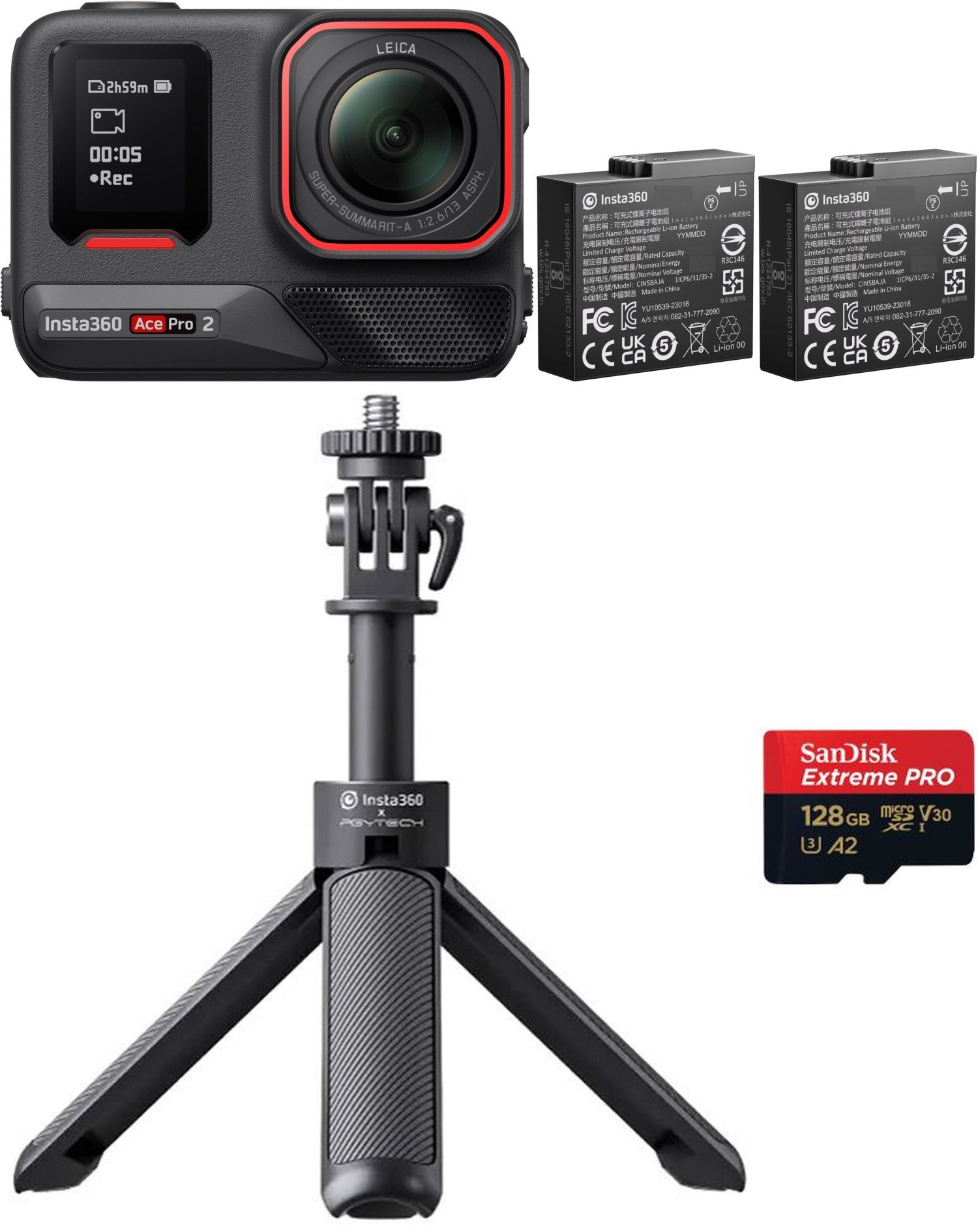 INSTA360 Ace Pro 2 Dual Battery Lets go bundle