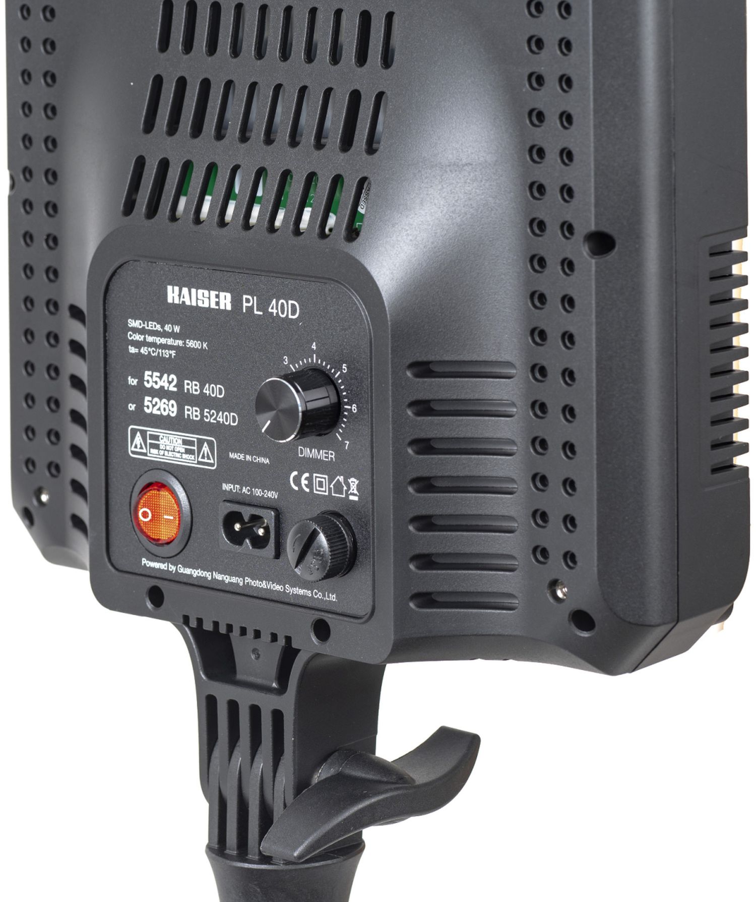 Rb40 R&d Base Kaiser Dispositif d'éclairage à LED RB 40D - Foto Erhardt