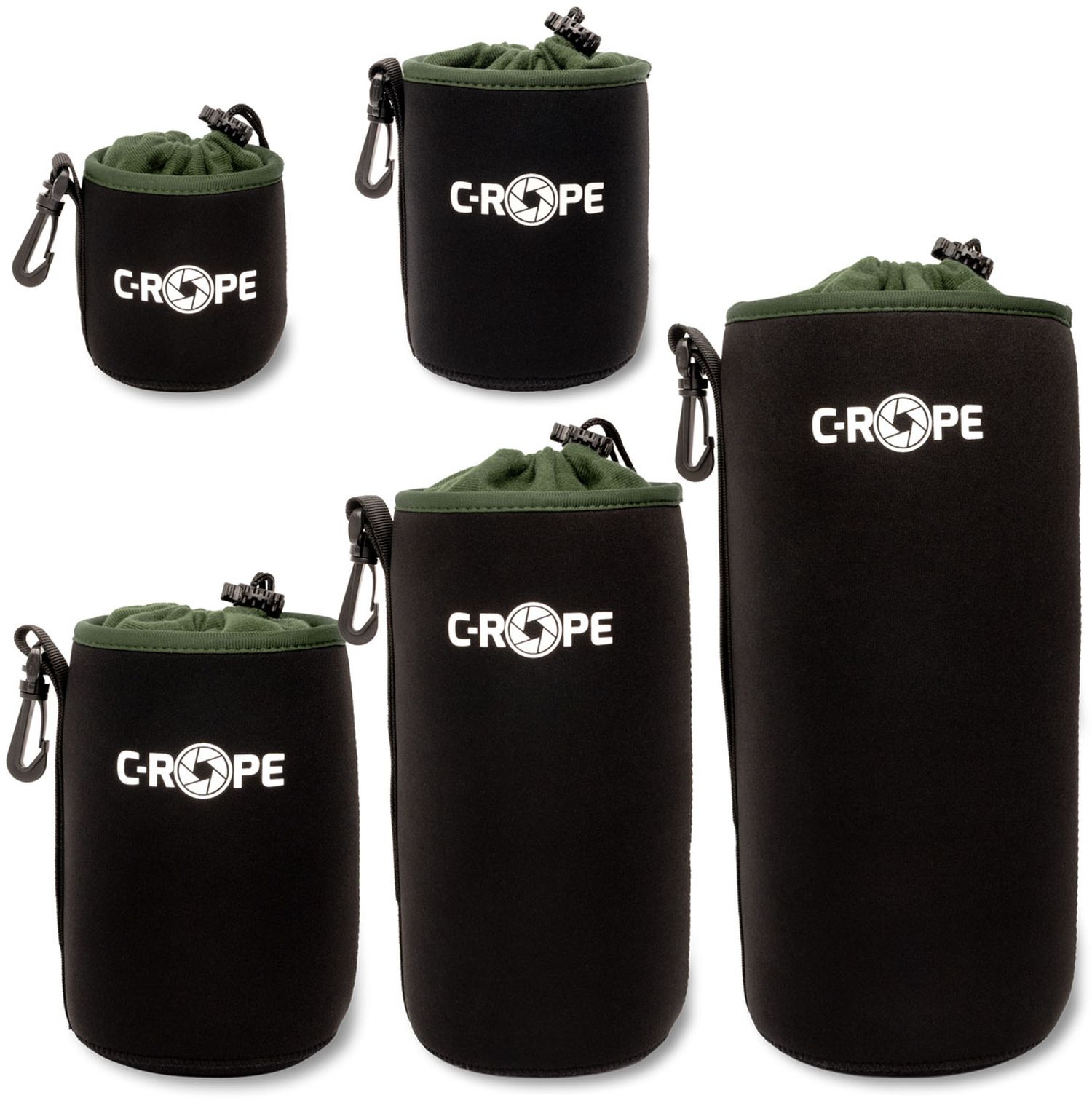 C-Rope neoprene lens bag V2 XS, S, M, L, XL