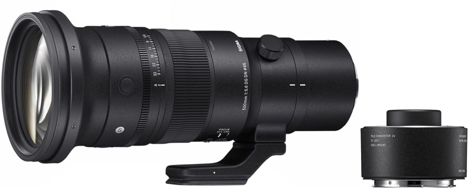 Sigma 500mm f5.6 DG DN OS (S) L-Mount + 2x Teleconverter TC-2011