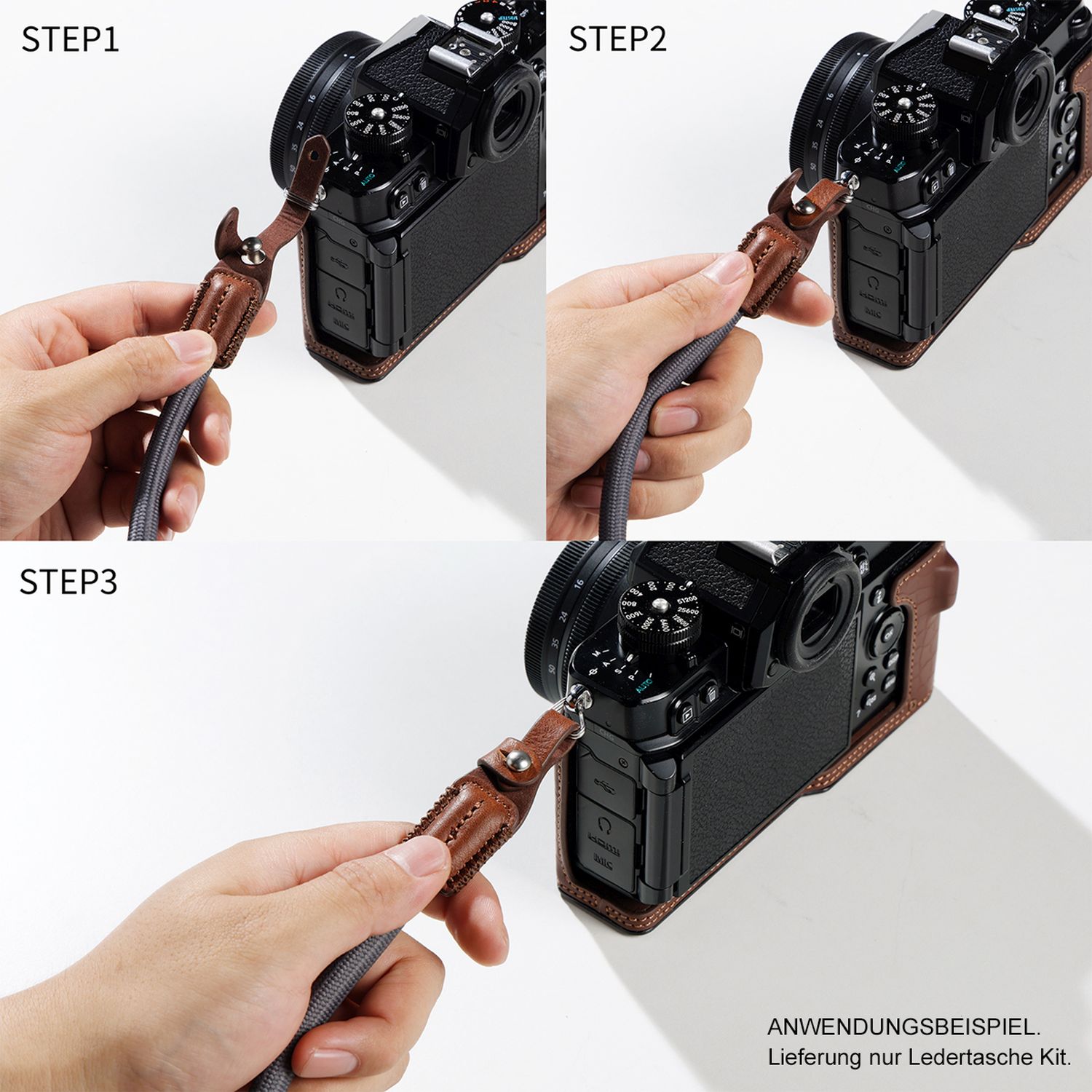 SmallRig 5096 Half-pocket kit for Nikon Z f brown - Foto Erhardt
