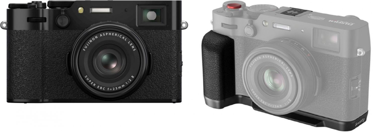 Fujifilm X100VI black + SmallRig 4556 L-grip