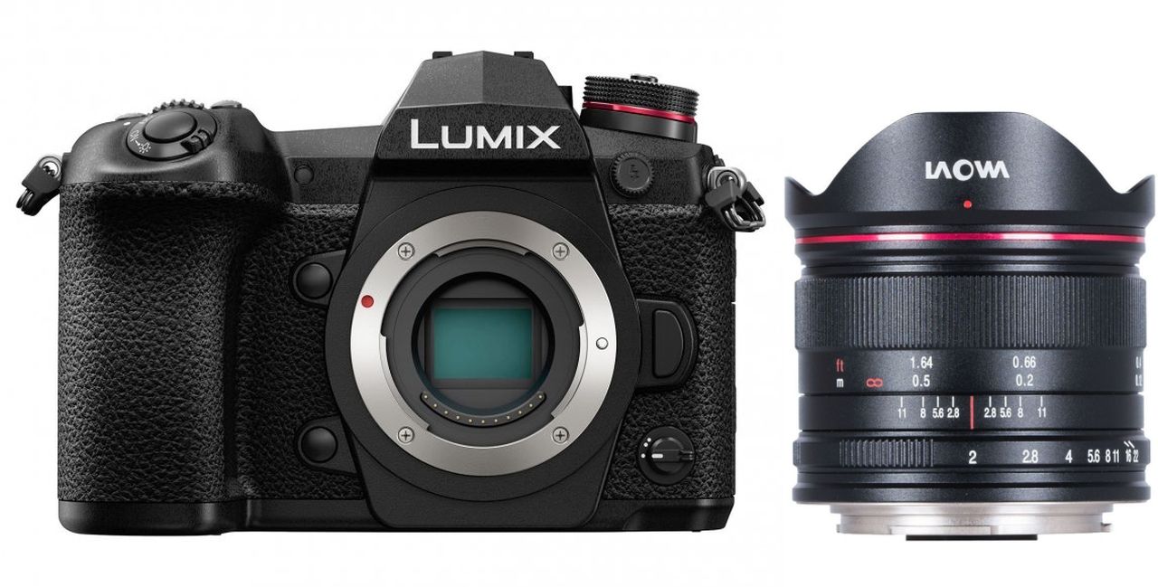 Panasonic Lumix DC-G9 Geh. +LAOWA 7,5mm MFT drone