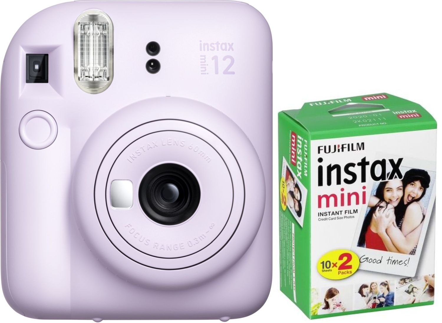 Fujifilm Instax Mini 12 lillac purple + Mini Film DP