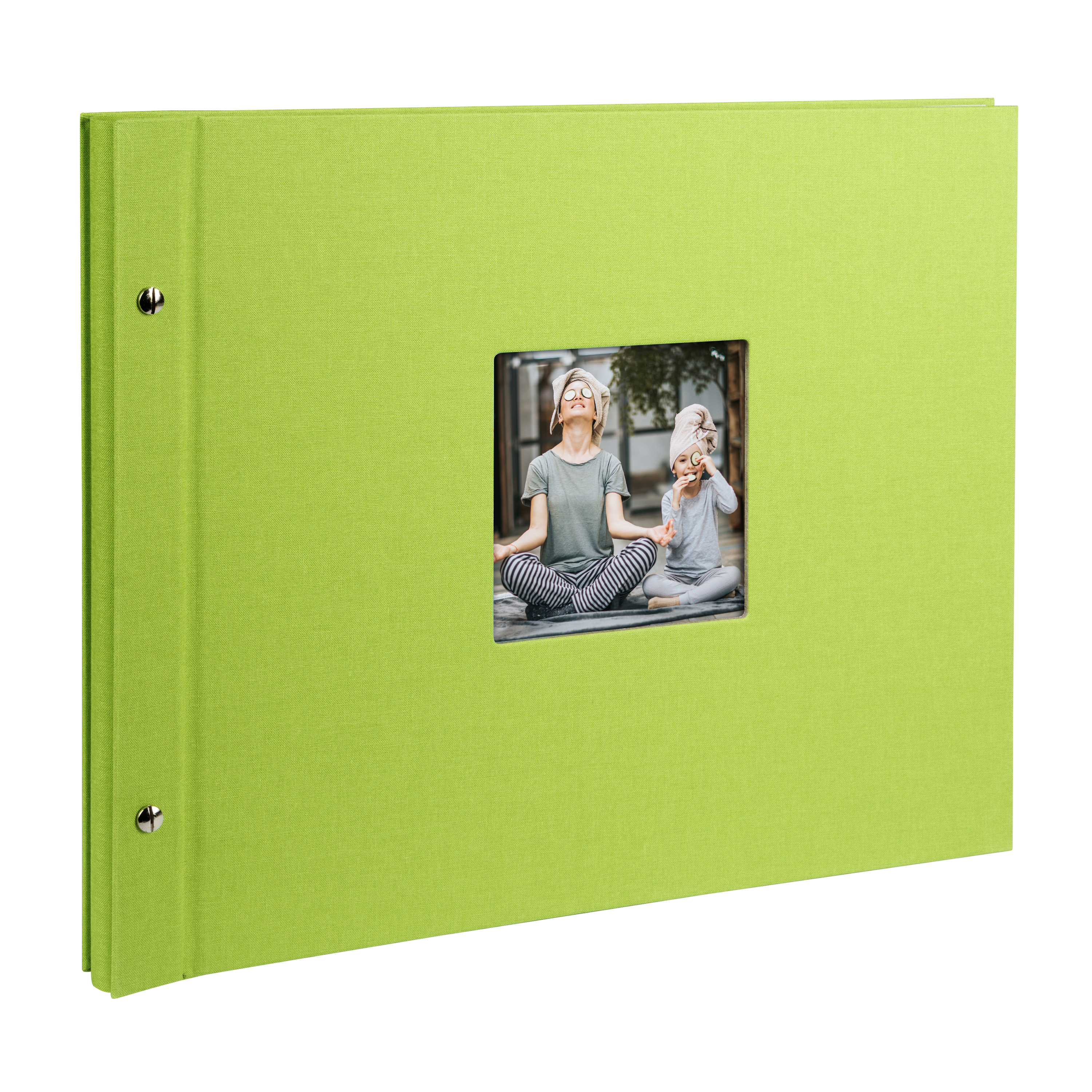 Technical Specs  Goldbuch Screw album Bella Vista Green 28 896 white pages 39x31 cm