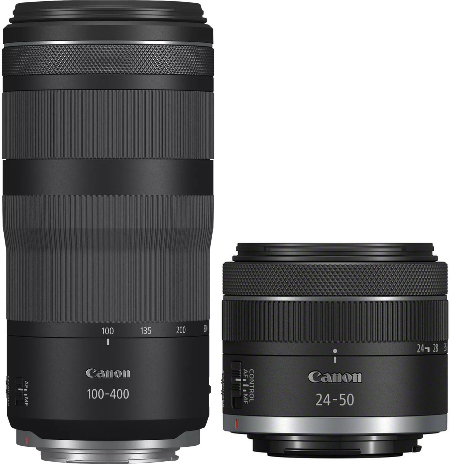 Accessoires  Canon RF 24-50mm f4,5-6,3 IS STM+ 100-400mm f5,6-8 USM