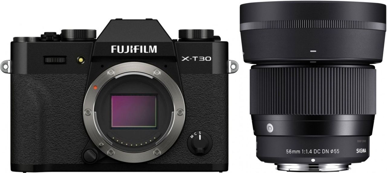 Fujifilm X-T30 II black + Sigma 56mm f1.4 DC DN (C) - Foto Erhardt