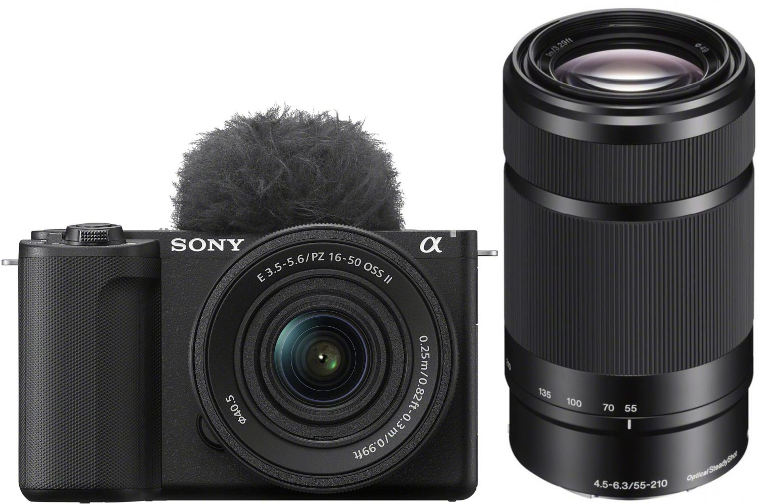 Sony Alpha ZV-E10 II + 16-50mm + SEL 55-210mm f4.5-6.3 OSS black