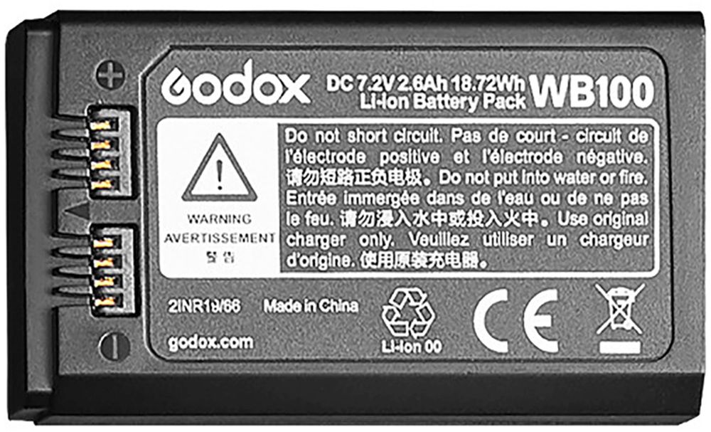 Godox WB100 Battery for AD100Pro