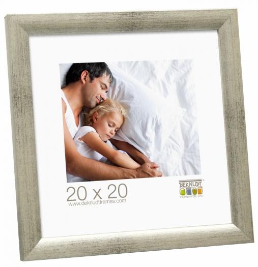 Deknudt S54SD7 Holzrahmen 13x18 cm grau-silber