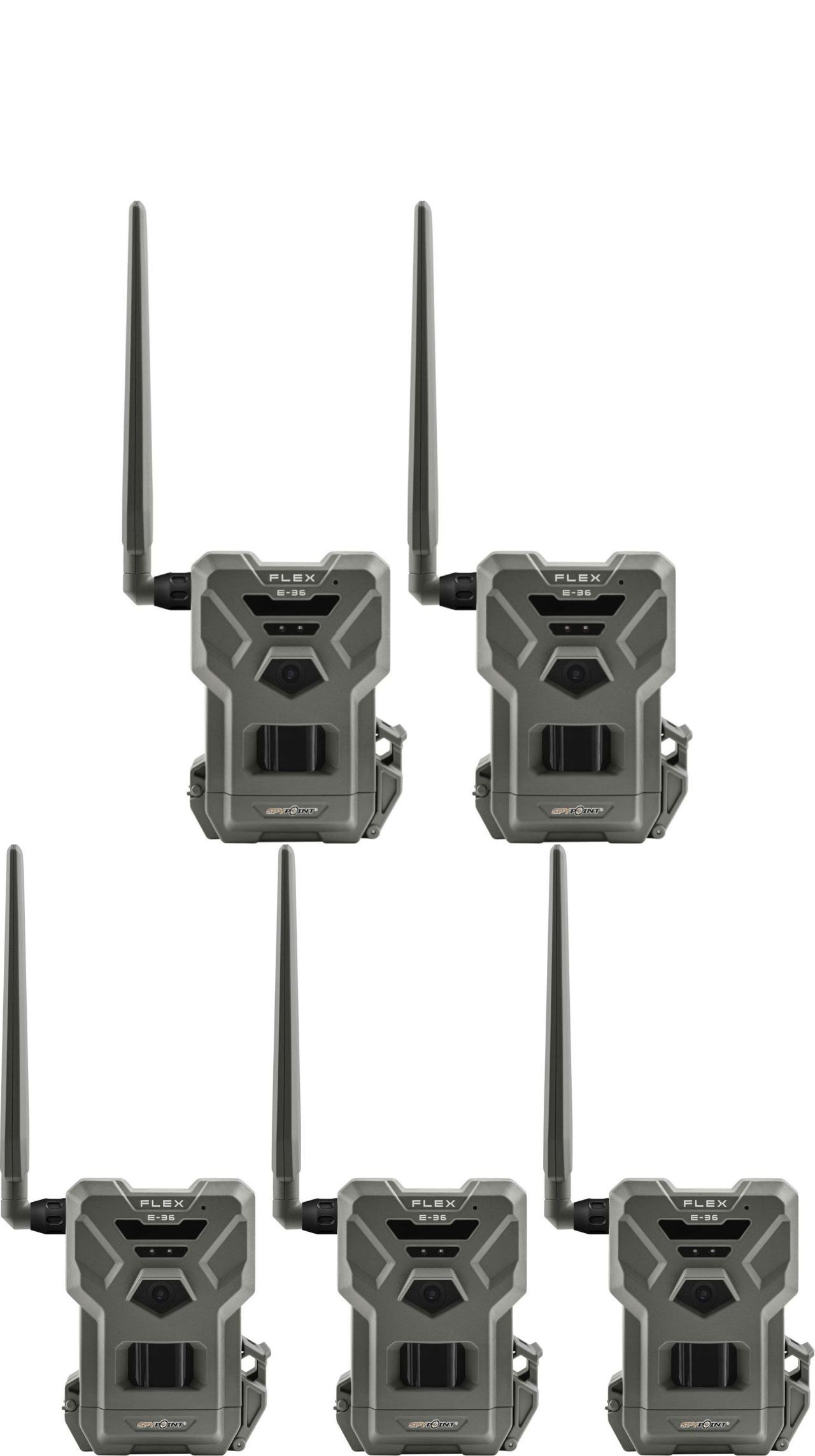 SPYPOINT FLEX E-36 game camera 5 pack