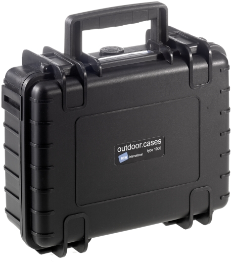 B&W Case Type 1000 RPD schwarz mit Facheinteilung