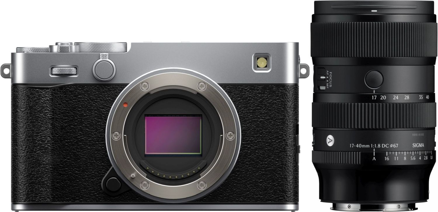Fujifilm X-E5 Housing Silver + Sigma 17-40mm f1.8 DC (A) F/ X