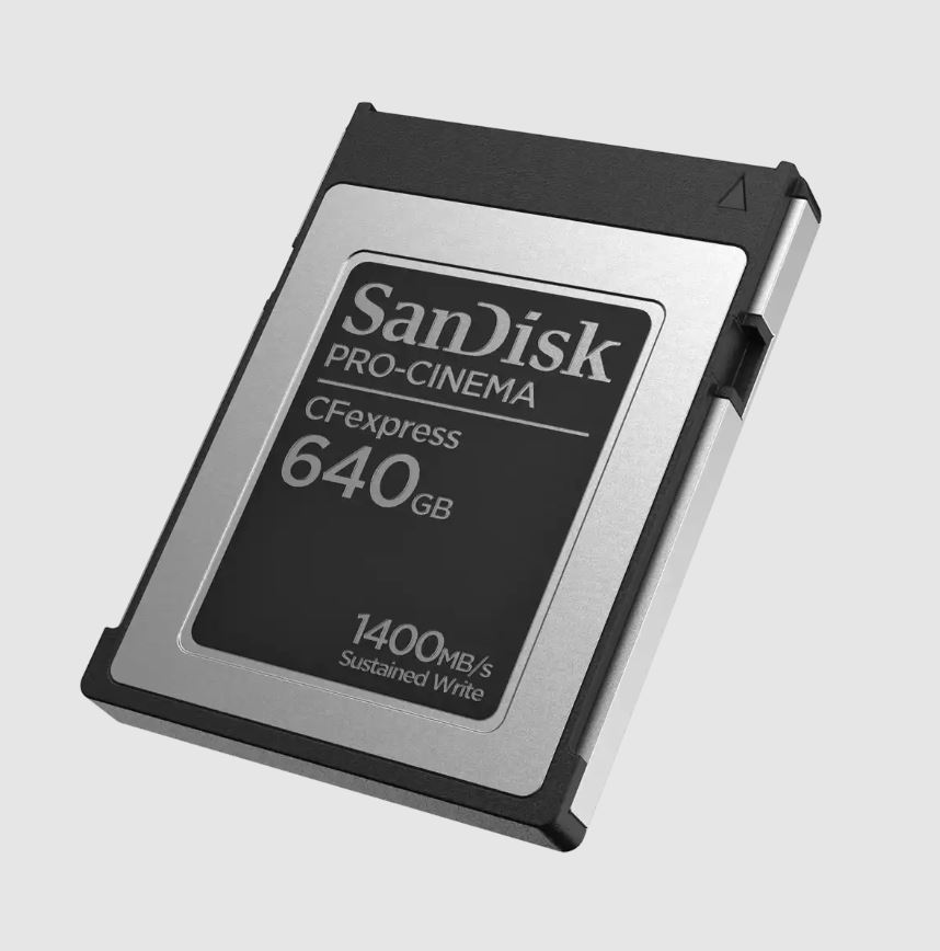 SanDisk Pro Cinema CFexpress Card Type B 640GB