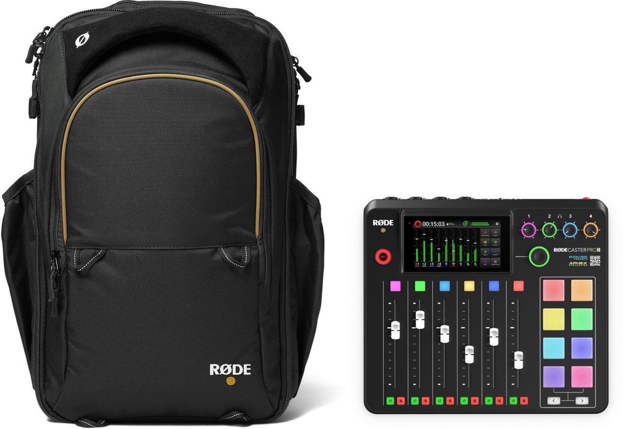 Rode RODECaster Pro II + sac à dos Premium